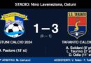 Coppa Italia Eccellenza: Taranto corsaro a Ostuni, è 3-1 e secondo turno