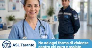Taranto, 30 ottobre 2026 – Minacce a un’infermiera a Crispiano: la ASL Taranto condanna l’episodio ed esprime solidarietà all’operatrice.