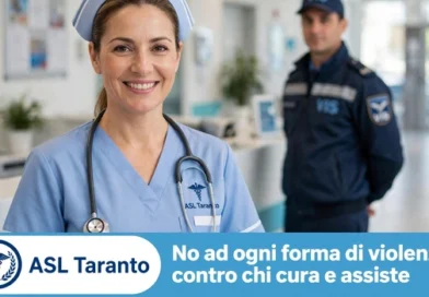 Taranto, 30 ottobre 2026 – Minacce a un’infermiera a Crispiano: la ASL Taranto condanna l’episodio ed esprime solidarietà all’operatrice.